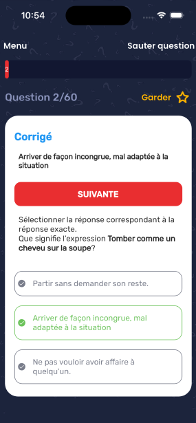 Corrigé détaillé